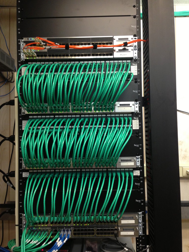 Johnson Controls York PA - new rack pic 1 - Protek Fiber